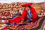Peruana em Ruínas Incas, Vale Sagrado