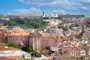 Vistas panorâmicas de Lisboa, a partir do miradouro do Castelo de São Jorge