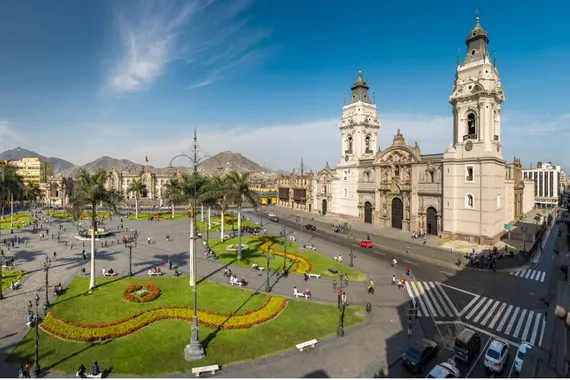 Centro da cidade de Lima