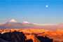 Vulcões Licancabur e Juriques, Vale da Lua - San Pedro de Atacama, Chile